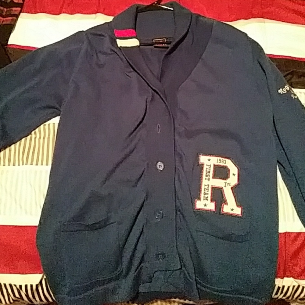 Raw Blue Cardigan